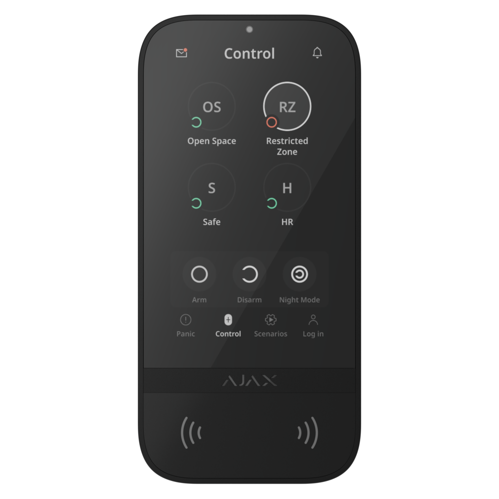 Ajax Bedienteil Superior touchscreen